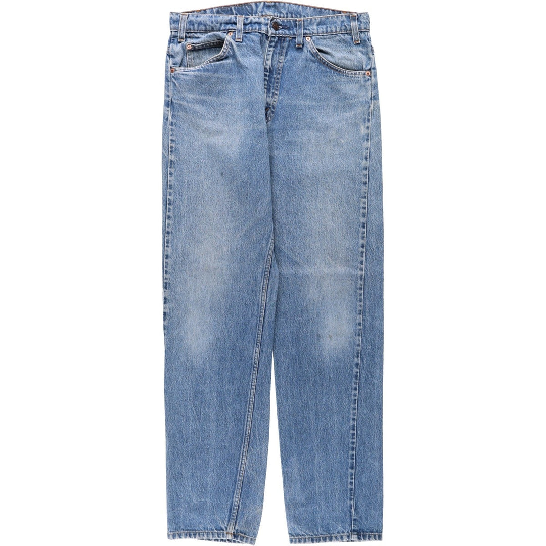 90'S Levi's 505 Tapered Denim Pants Made in USA Men's W32 Vintage cotton blue type Vintage Second Hand
