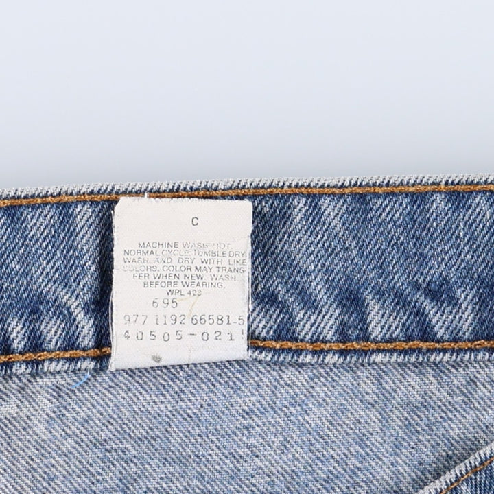 90'S Levi's 505 Tapered Denim Pants Made in USA Men's W32 Vintage cotton blue type Vintage Second Hand