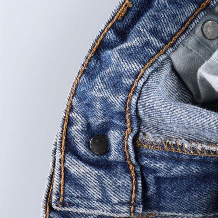 90'S Levi's 505 Tapered Denim Pants Made in USA Men's W32 Vintage cotton blue type Vintage Second Hand
