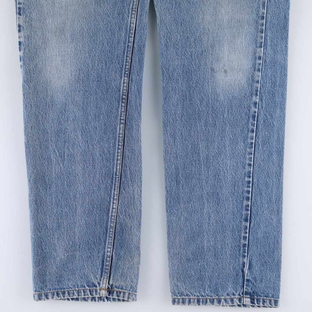 90'S Levi's 505 Tapered Denim Pants Made in USA Men's W32 Vintage cotton blue type Vintage Second Hand