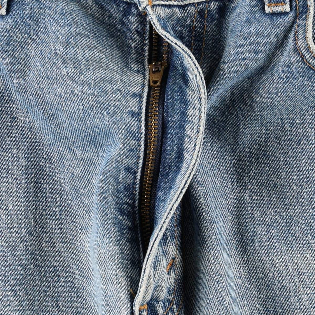 00'S Levi's 505 REGULAR FIT STRAIGHT LEG tapered denim pants for men, size w34 cotton blue type Vintage Second Hand