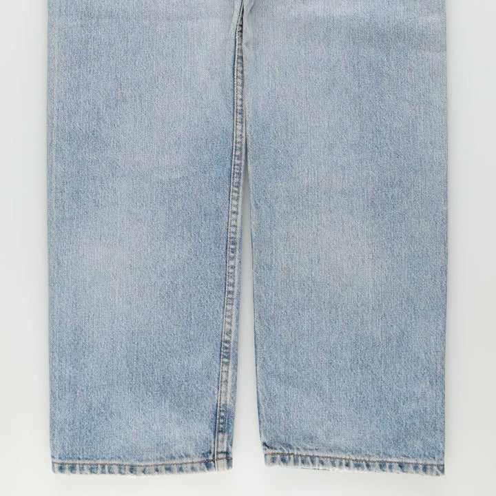 00'S Levi's 505 REGULAR FIT STRAIGHT LEG tapered denim pants for men, size w34 cotton blue type Vintage Second Hand