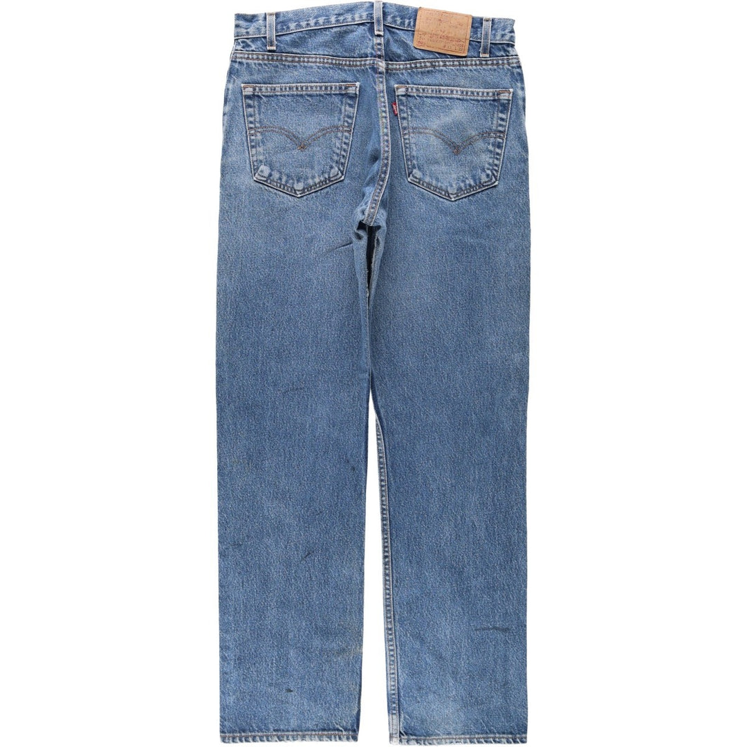 2000'S Levi's 15951 Regular Fit Tapered Denim Pants, Made in USA, Men's Size W34 (approx.) cotton blue type Vintage Second Hand