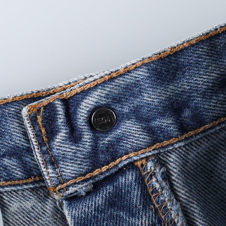2000'S Levi's 15951 Regular Fit Tapered Denim Pants, Made in USA, Men's Size W34 (approx.) cotton blue type Vintage Second Hand
