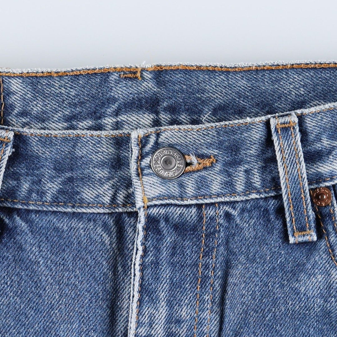 2000'S Levi's 15951 Regular Fit Tapered Denim Pants, Made in USA, Men's Size W34 (approx.) cotton blue type Vintage Second Hand