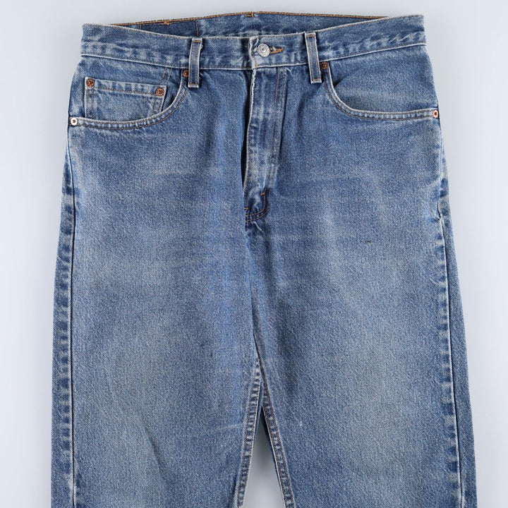 2000'S Levi's 15951 Regular Fit Tapered Denim Pants, Made in USA, Men's Size W34 (approx.) cotton blue type Vintage Second Hand