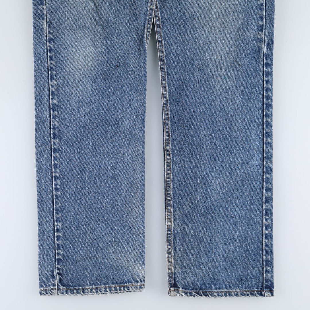 2000'S Levi's 15951 Regular Fit Tapered Denim Pants, Made in USA, Men's Size W34 (approx.) cotton blue type Vintage Second Hand