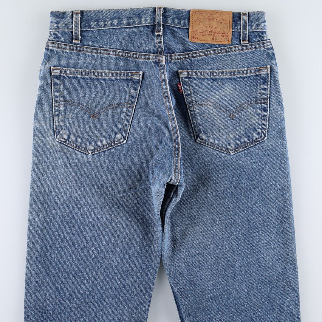 2000'S Levi's 15951 Regular Fit Tapered Denim Pants, Made in USA, Men's Size W34 (approx.) cotton blue type Vintage Second Hand