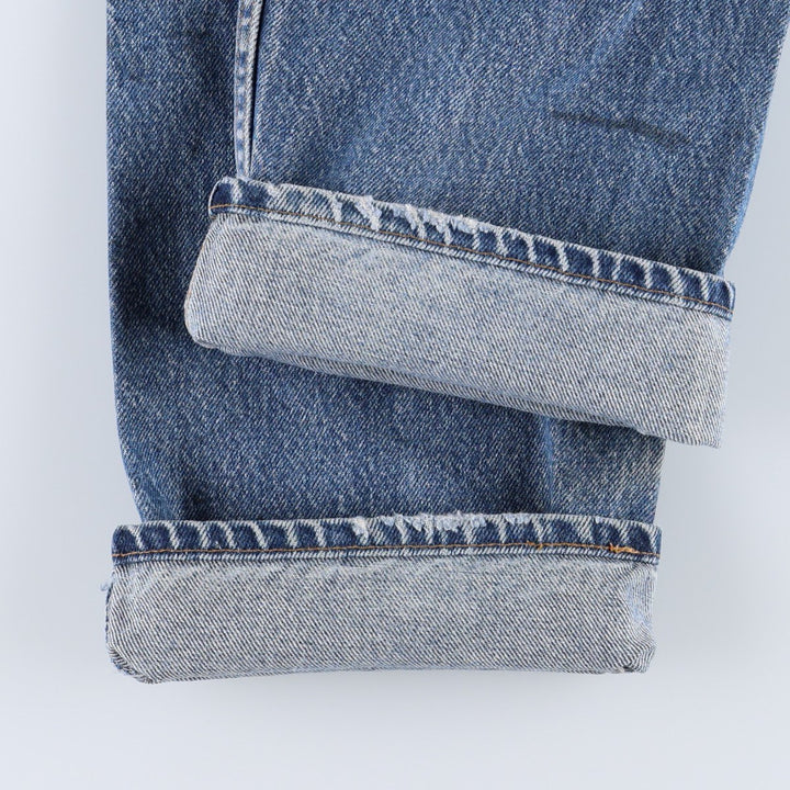 2000'S Levi's 15951 Regular Fit Tapered Denim Pants, Made in USA, Men's Size W34 (approx.) cotton blue type Vintage Second Hand