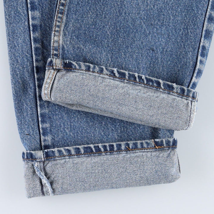 2000'S Levi's 15951 Regular Fit Tapered Denim Pants, Made in USA, Men's Size W34 (approx.) cotton blue type Vintage Second Hand