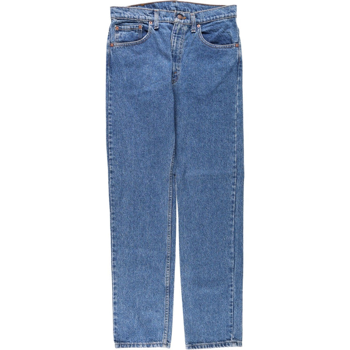 Levi's 505 Tapered Denim Pants, Made in USA, Men's Size W33 (approx.), Vintage cotton blue type Vintage Second Hand