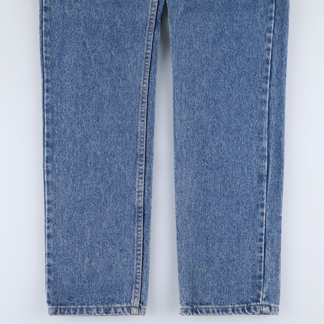 Levi's 505 Tapered Denim Pants, Made in USA, Men's Size W33 (approx.), Vintage cotton blue type Vintage Second Hand
