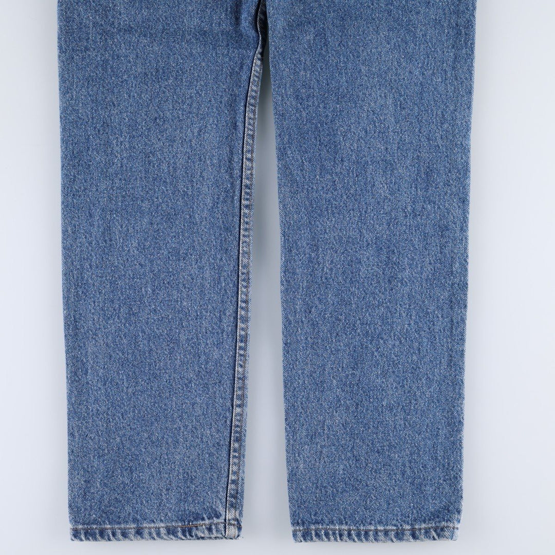 Levi's 505 Tapered Denim Pants, Made in USA, Men's Size W33 (approx.), Vintage cotton blue type Vintage Second Hand