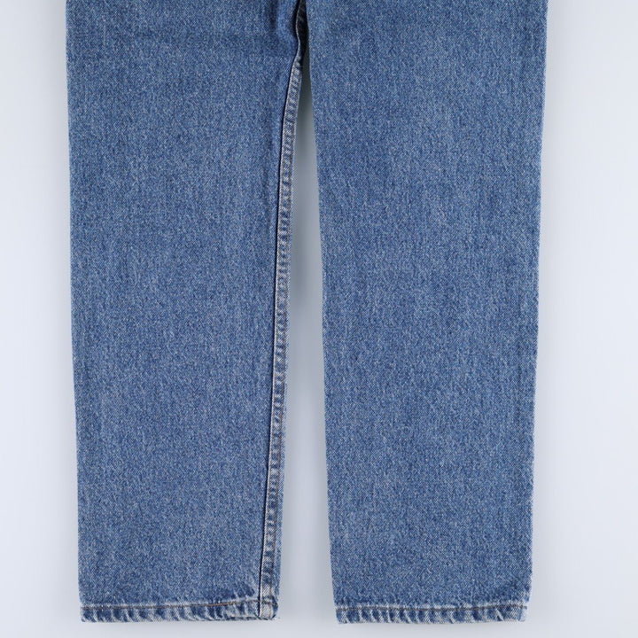 Levi's 505 Tapered Denim Pants, Made in USA, Men's Size W33 (approx.), Vintage cotton blue type Vintage Second Hand