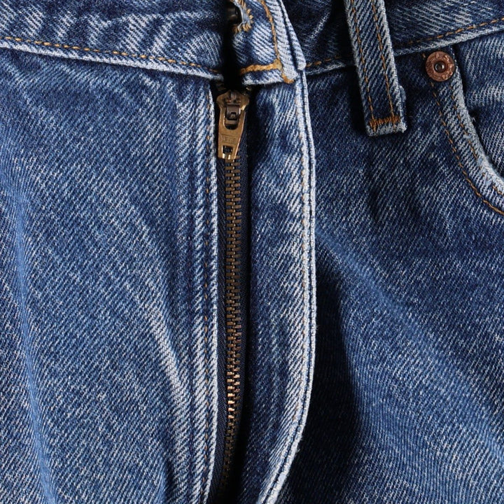 2000'S Levi's 505 Regular Fit Straight Leg Tapered Denim Pants, Made in USA, Men's W36 (approx.), Wide Leg Pants cotton blue type Vintage Second Hand