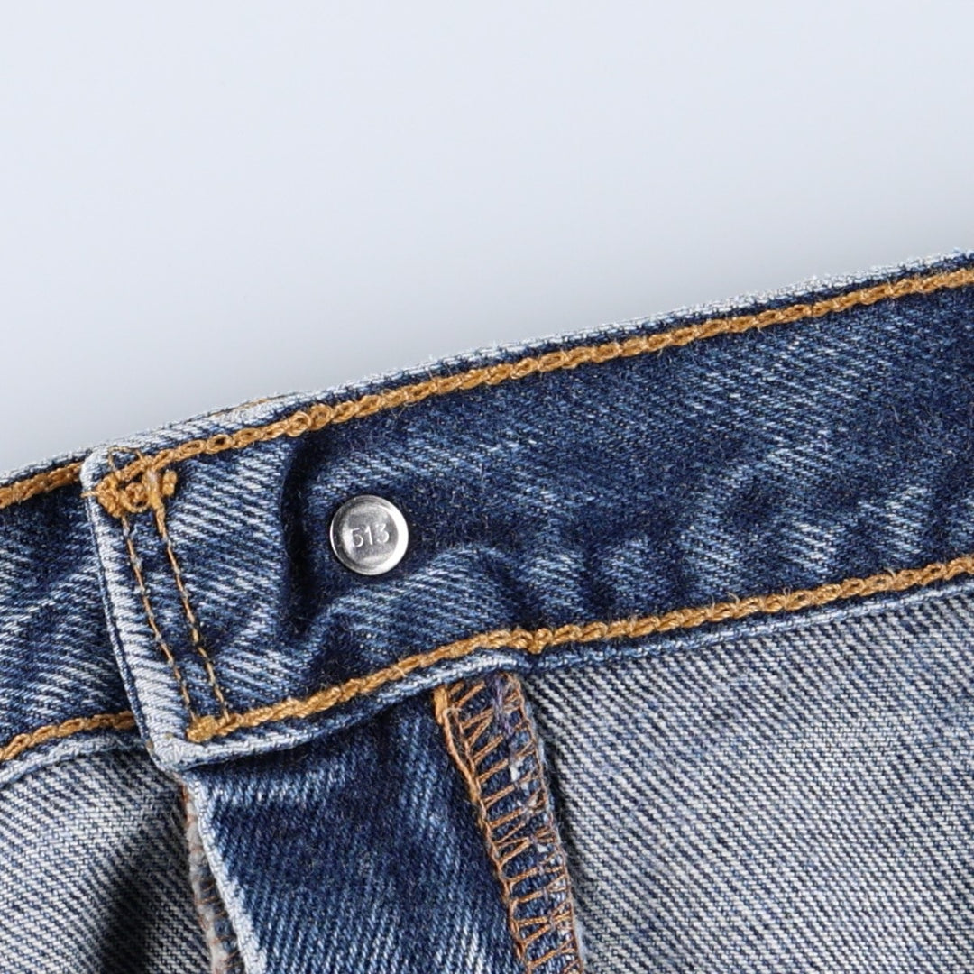 2000'S Levi's 505 Regular Fit Straight Leg Tapered Denim Pants, Made in USA, Men's W36 (approx.), Wide Leg Pants cotton blue type Vintage Second Hand