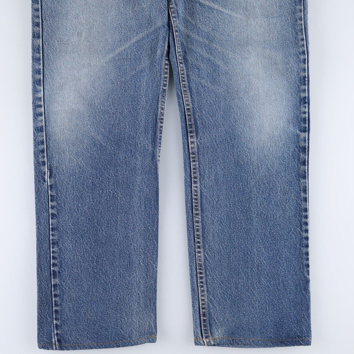 2000'S Levi's 505 Regular Fit Straight Leg Tapered Denim Pants, Made in USA, Men's W36 (approx.), Wide Leg Pants cotton blue type Vintage Second Hand