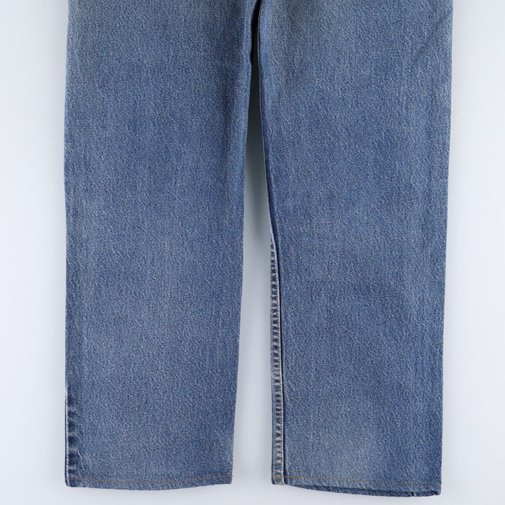2000'S Levi's 505 Regular Fit Straight Leg Tapered Denim Pants, Made in USA, Men's W36 (approx.), Wide Leg Pants cotton blue type Vintage Second Hand