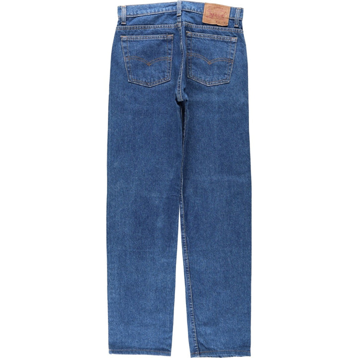 90'S Levi's 505-0217 Tapered Denim Pants, Made in USA, Men's, Size W31, Vintage cotton blue type Vintage Second Hand