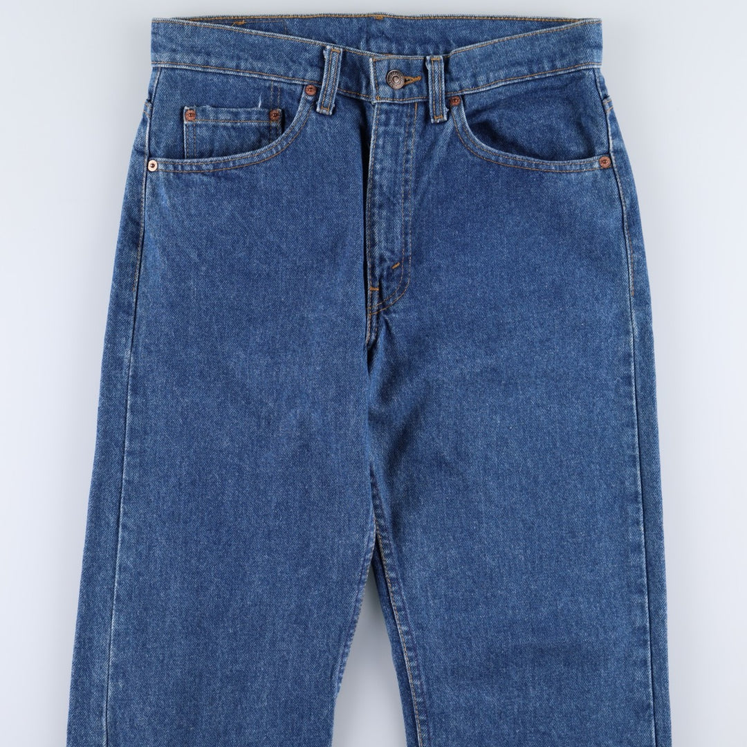 90'S Levi's 505-0217 Tapered Denim Pants, Made in USA, Men's, Size W31, Vintage cotton blue type Vintage Second Hand