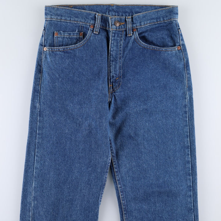 90'S Levi's 505-0217 Tapered Denim Pants, Made in USA, Men's, Size W31, Vintage cotton blue type Vintage Second Hand