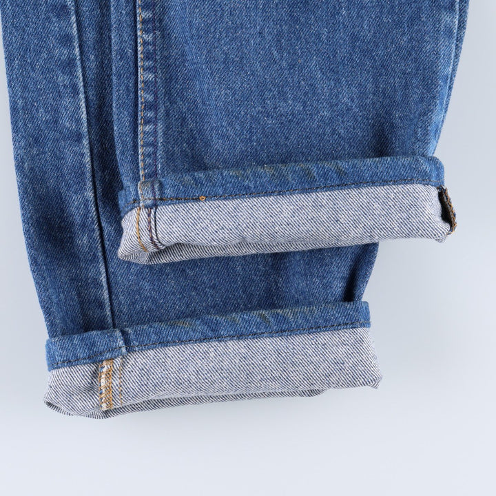90'S Levi's 505-0217 Tapered Denim Pants, Made in USA, Men's, Size W31, Vintage cotton blue type Vintage Second Hand