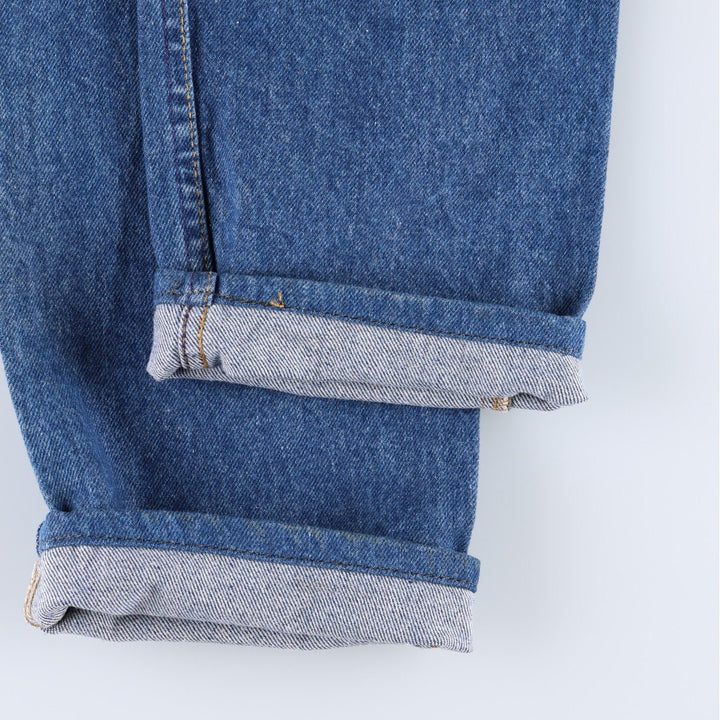 90'S Levi's 505-0217 Tapered Denim Pants, Made in USA, Men's, Size W31, Vintage cotton blue type Vintage Second Hand