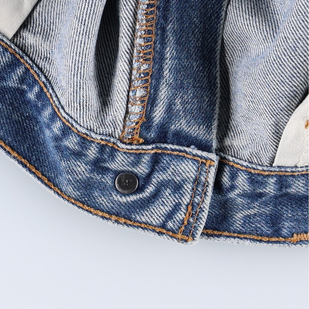 00'S Levi's 505 REGULAR FIT STRAIGHT LEG tapered denim pants made in USA, men's size w34 cotton blue type Vintage Second Hand