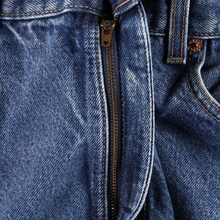 00'S Levi's 505 REGULAR FIT STRAIGHT LEG tapered denim pants made in USA, men's w36 equivalent cotton blue type Vintage Second Hand