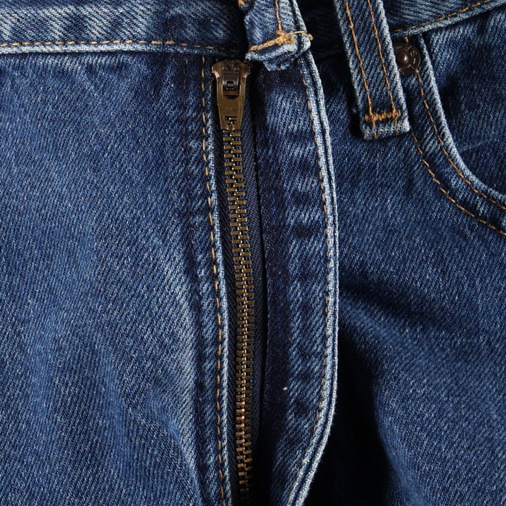 00'S Levi's 505 REGULAR FIT STRAIGHT LEG tapered denim pants made in USA, men's w35 equivalent cotton blue type Vintage Second Hand