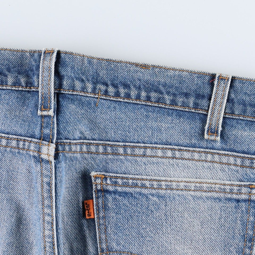 90'S Levi's 505 REGULAR FIT STRAIGHT LEG Orange Tab Tapered Denim Pants Men's W34 Vintage unclear blue type Vintage Second Hand