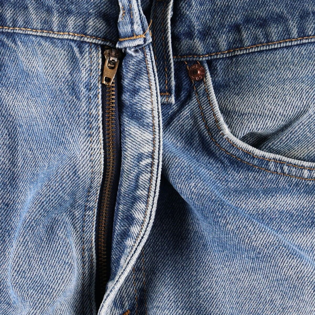 90'S Levi's 505 REGULAR FIT STRAIGHT LEG Orange Tab Tapered Denim Pants Men's W34 Vintage unclear blue type Vintage Second Hand