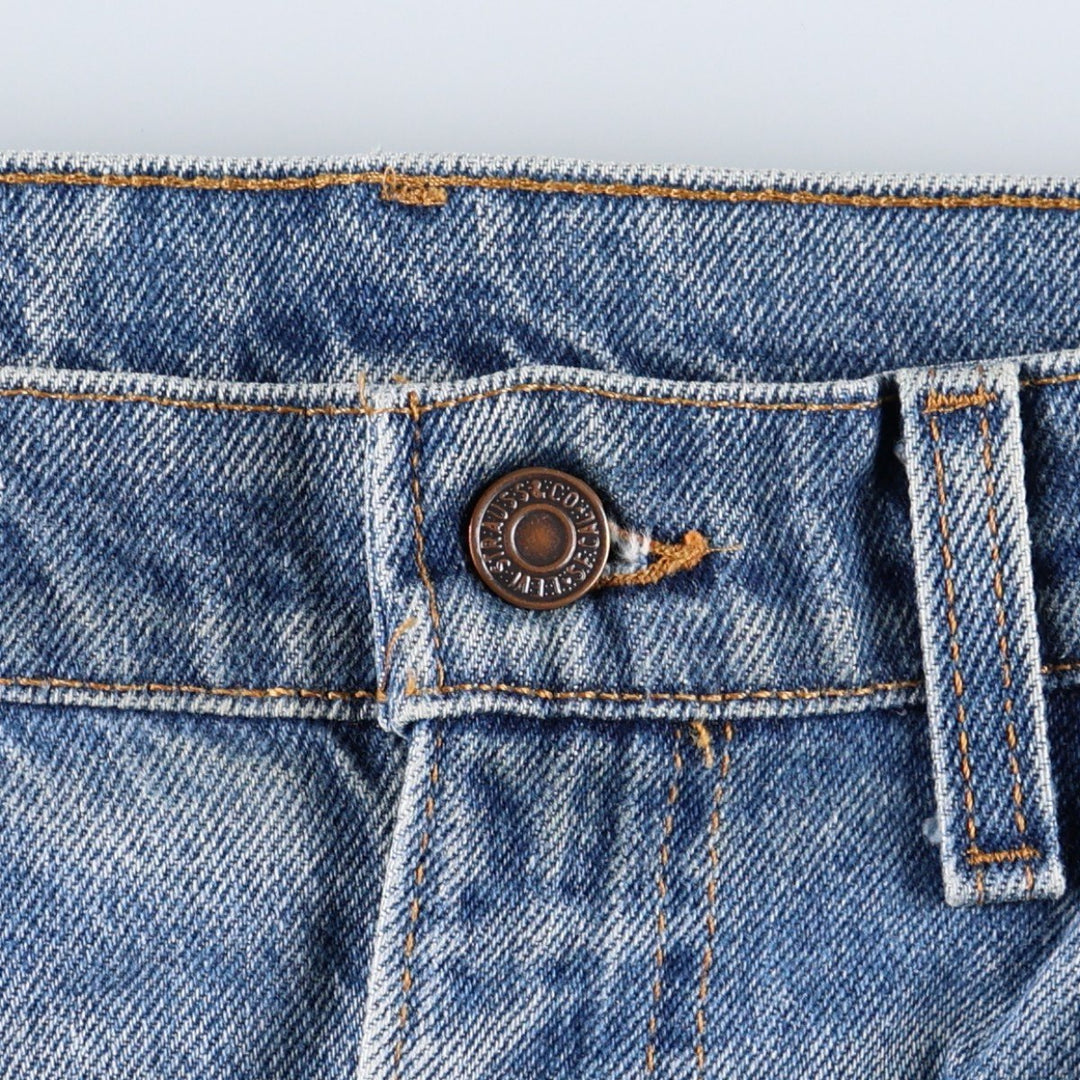90'S Levi's 505 REGULAR FIT STRAIGHT LEG Orange Tab Tapered Denim Pants Men's W34 Vintage unclear blue type Vintage Second Hand