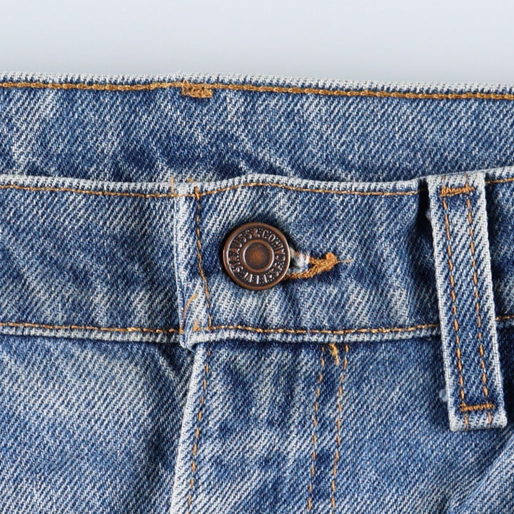 90'S Levi's 505 REGULAR FIT STRAIGHT LEG Orange Tab Tapered Denim Pants Men's W34 Vintage unclear blue type Vintage Second Hand