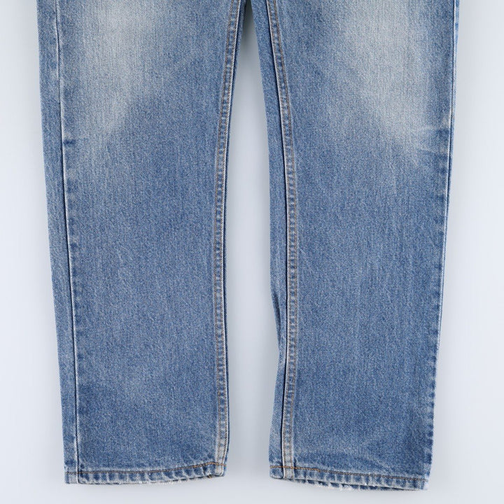 90'S Levi's 505 REGULAR FIT STRAIGHT LEG Orange Tab Tapered Denim Pants Men's W34 Vintage unclear blue type Vintage Second Hand