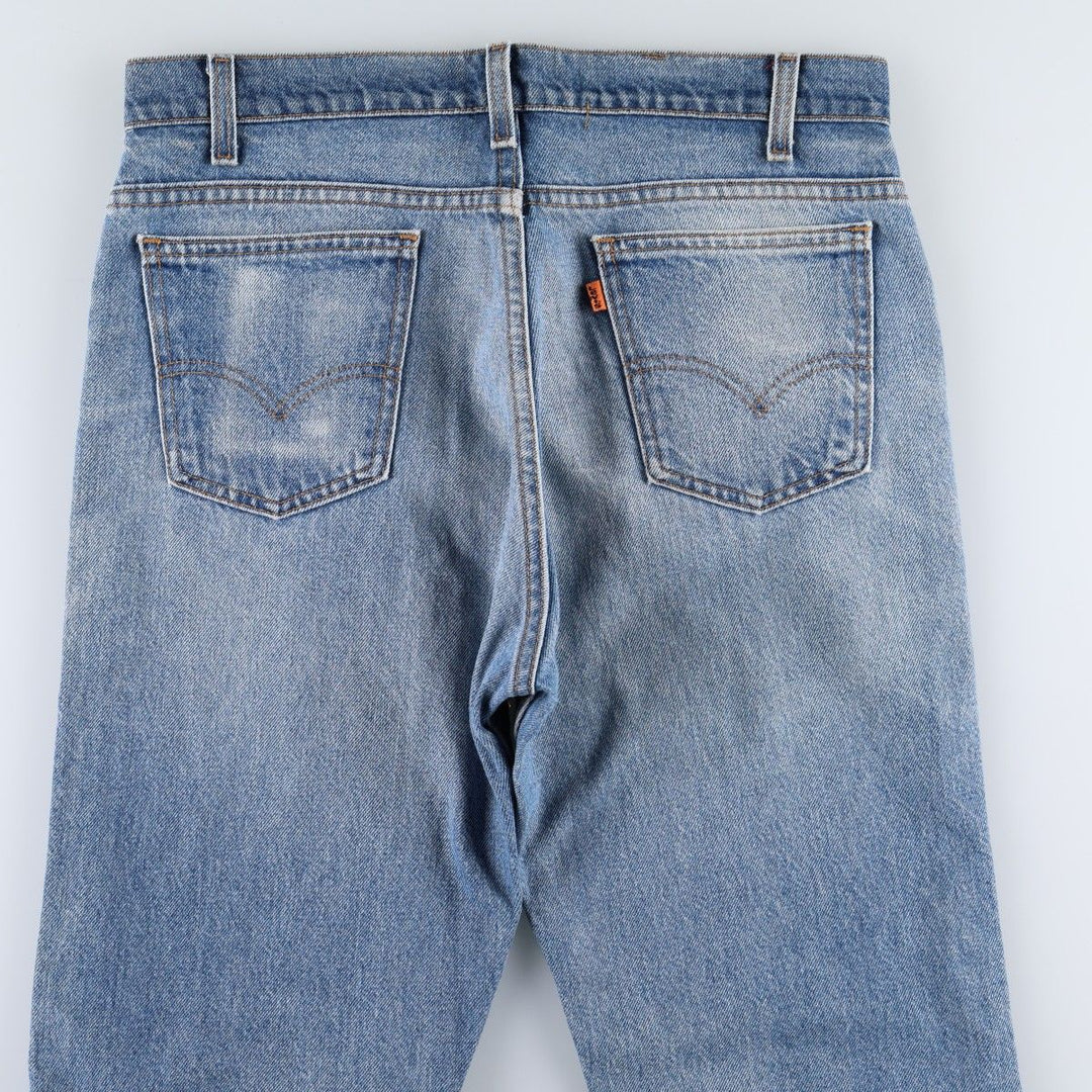 90'S Levi's 505 REGULAR FIT STRAIGHT LEG Orange Tab Tapered Denim Pants Men's W34 Vintage unclear blue type Vintage Second Hand