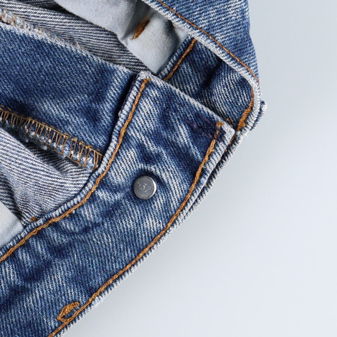 90'S Levi's 505-0216 Tapered Denim Pants Made in USA Men's W31 Vintage unclear blue type Vintage Second Hand