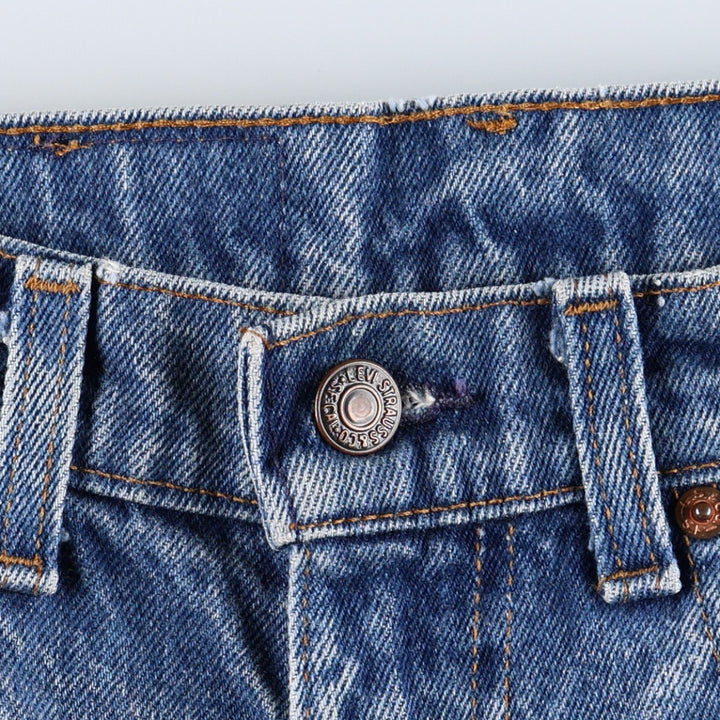 90'S Levi's 505-0216 Tapered Denim Pants Made in USA Men's W31 Vintage unclear blue type Vintage Second Hand