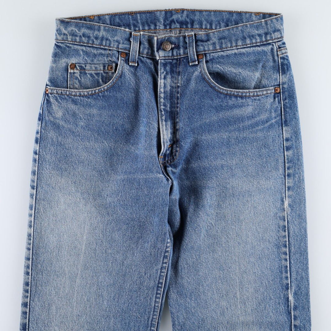 90'S Levi's 505-0216 Tapered Denim Pants Made in USA Men's W31 Vintage unclear blue type Vintage Second Hand