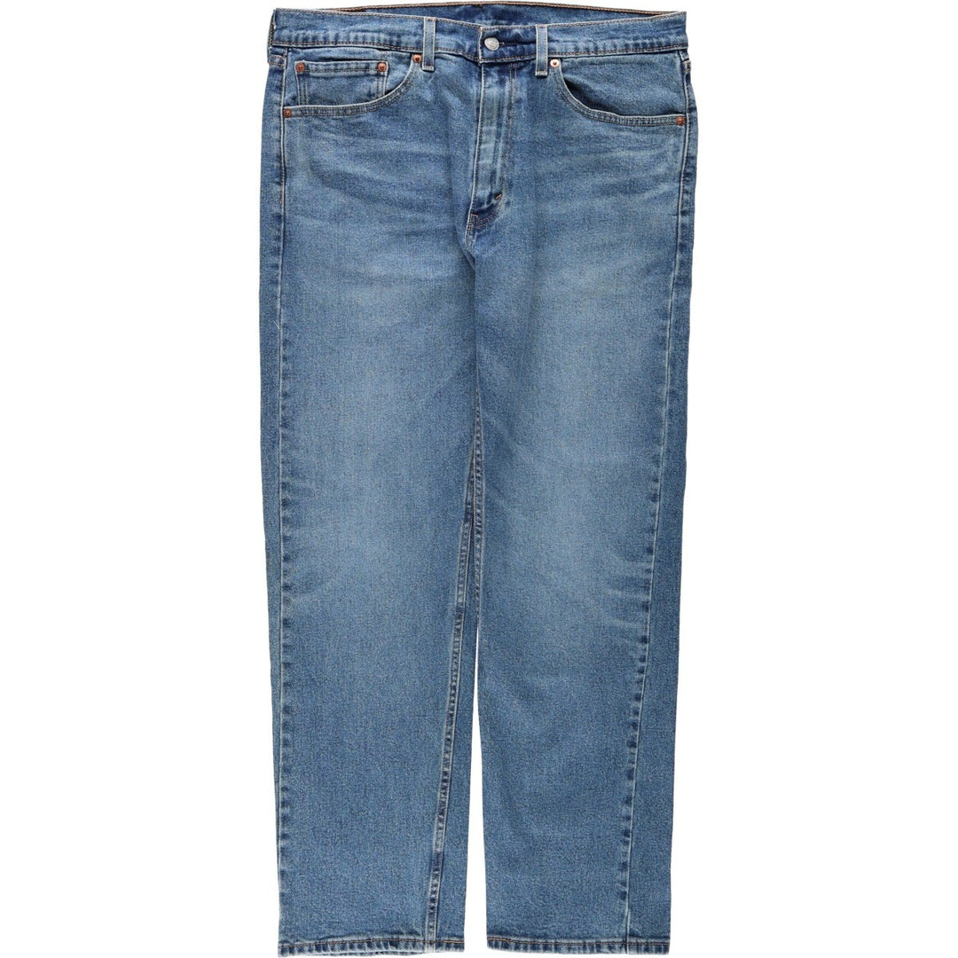 Levi's 505 tapered denim pants for men, size w36 cotton blue type Vintage Second Hand