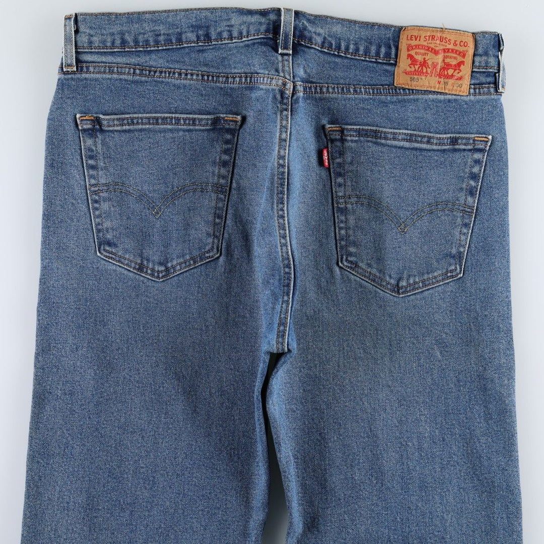 Levi's 505 tapered denim pants for men, size w36 cotton blue type Vintage Second Hand