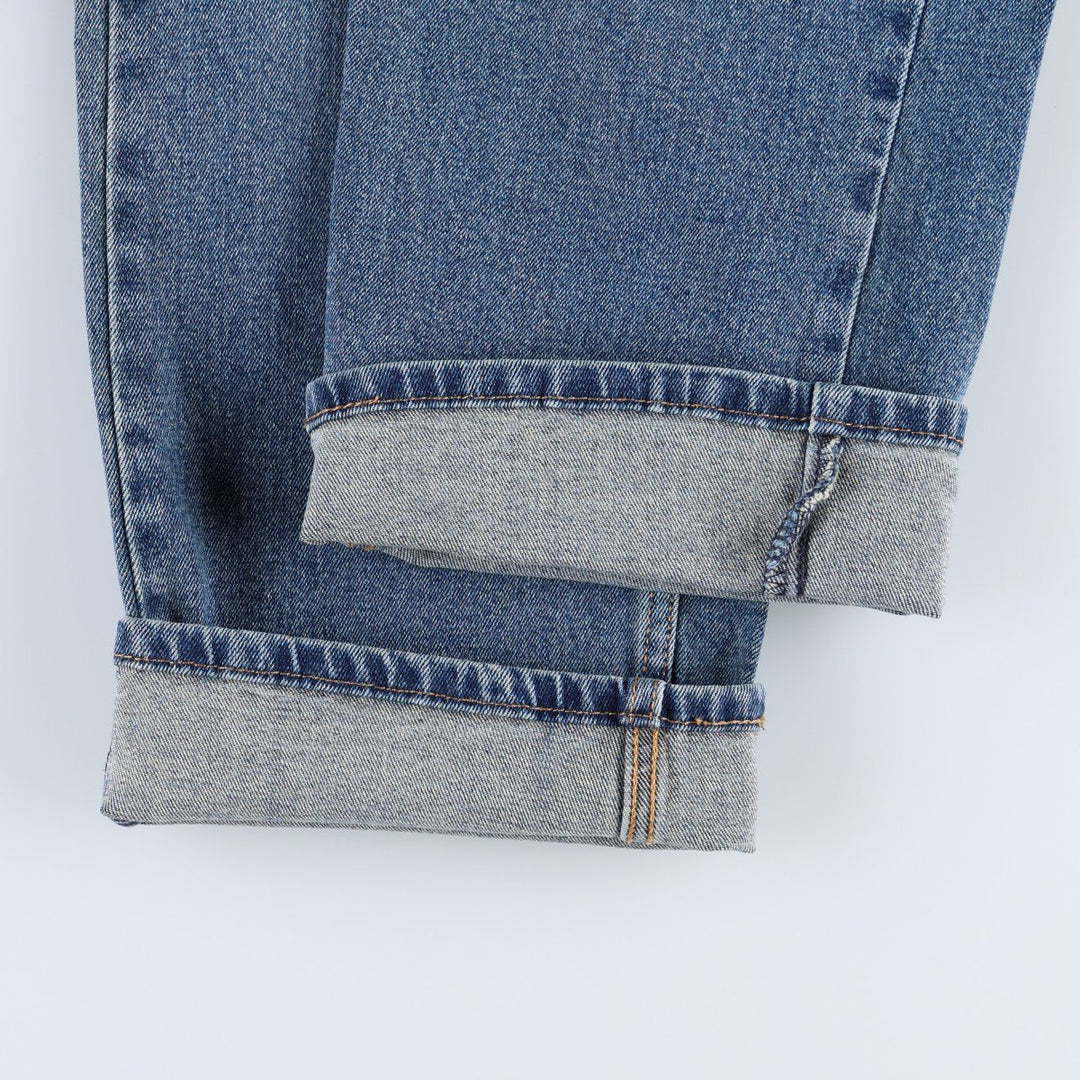 Levi's 505 tapered denim pants for men, size w36 cotton blue type Vintage Second Hand