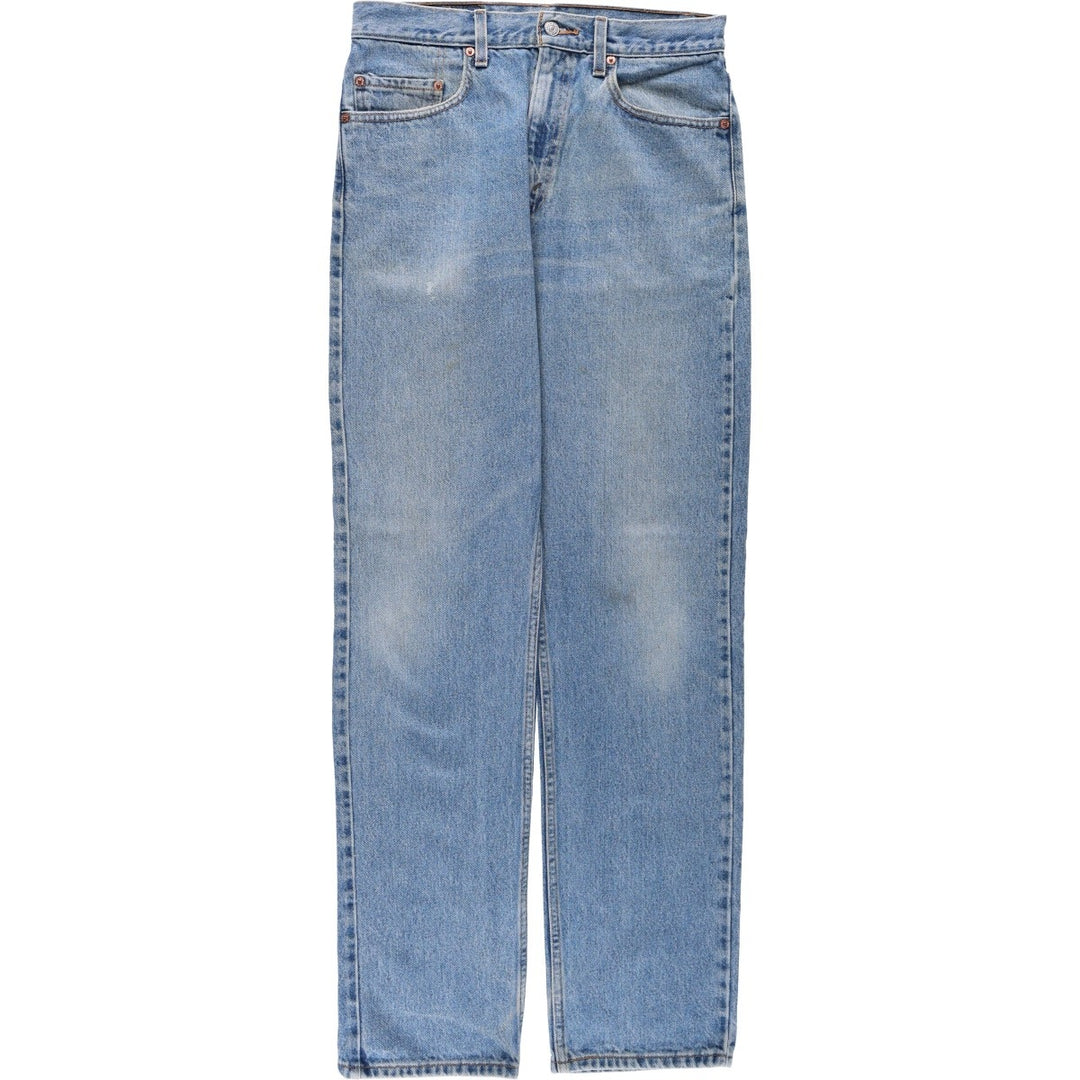 1990'S Levi's 505 Regular Fit Straight Leg Men's Size W32 (approx.) Vintage cotton blue type Vintage Second Hand