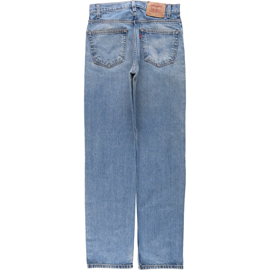 1990'S Levi's 505 Regular Fit Straight Leg Men's Size W32 (approx.) Vintage cotton blue type Vintage Second Hand