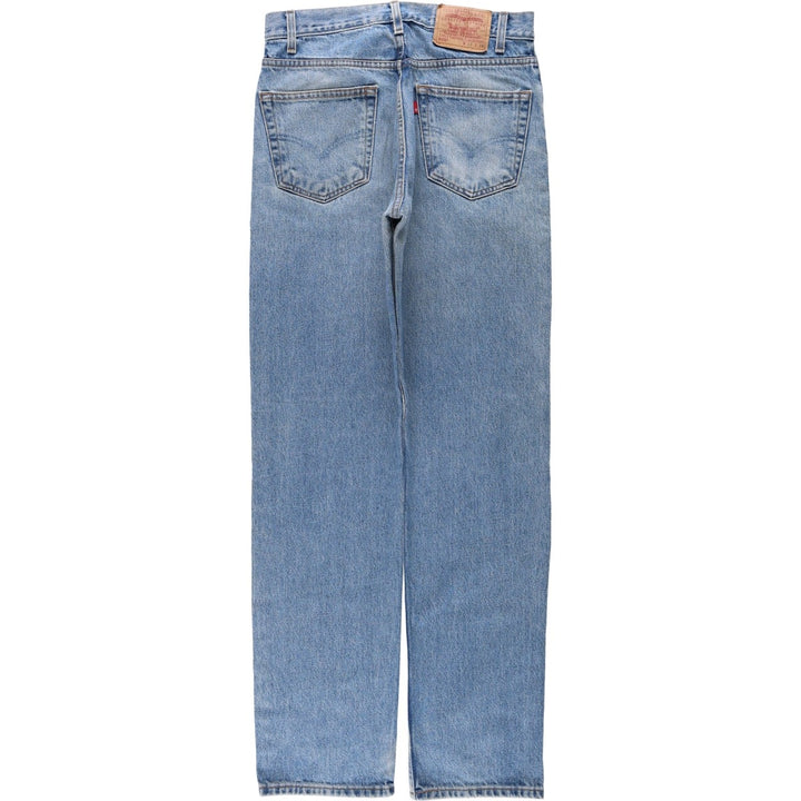 1990'S Levi's 505 Regular Fit Straight Leg Men's Size W32 (approx.) Vintage cotton blue type Vintage Second Hand