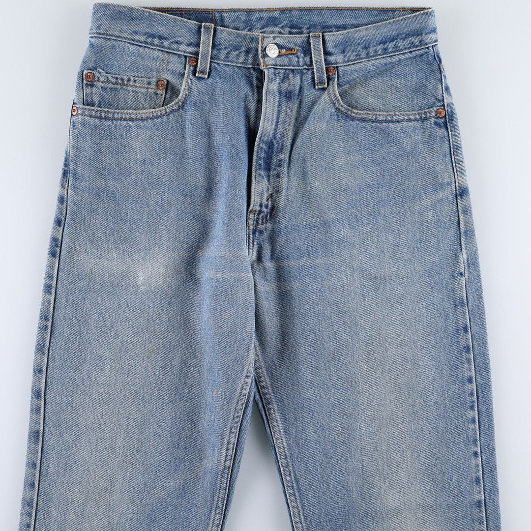 1990'S Levi's 505 Regular Fit Straight Leg Men's Size W32 (approx.) Vintage cotton blue type Vintage Second Hand