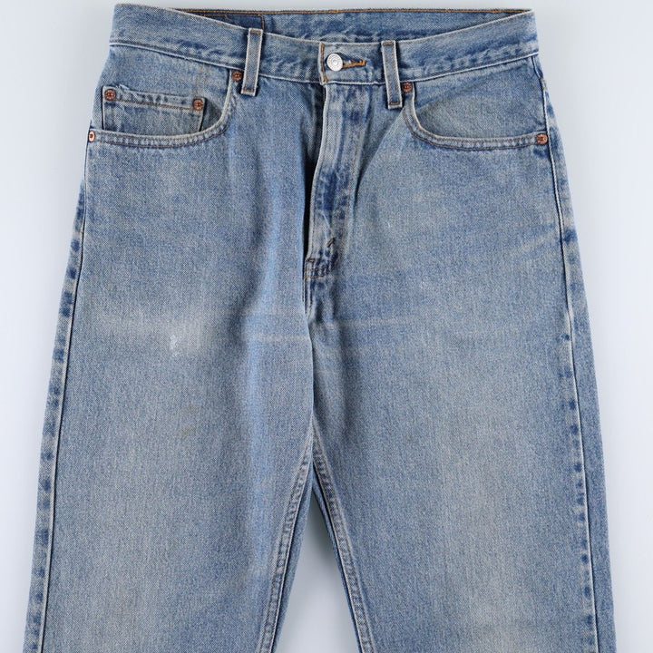 1990'S Levi's 505 Regular Fit Straight Leg Men's Size W32 (approx.) Vintage cotton blue type Vintage Second Hand