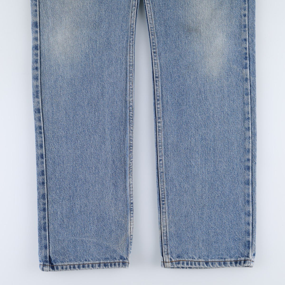 1990'S Levi's 505 Regular Fit Straight Leg Men's Size W32 (approx.) Vintage cotton blue type Vintage Second Hand