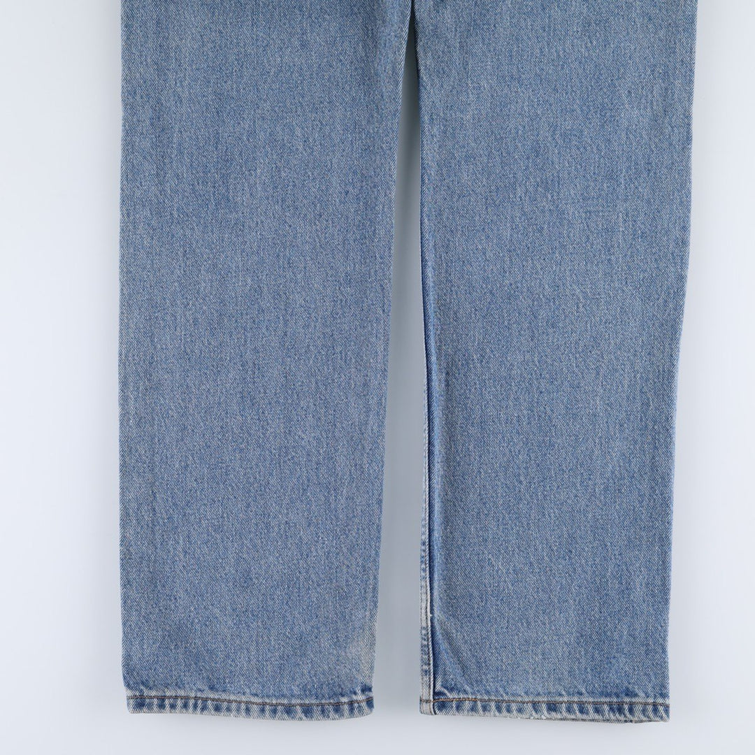 1990'S Levi's 505 Regular Fit Straight Leg Men's Size W32 (approx.) Vintage cotton blue type Vintage Second Hand