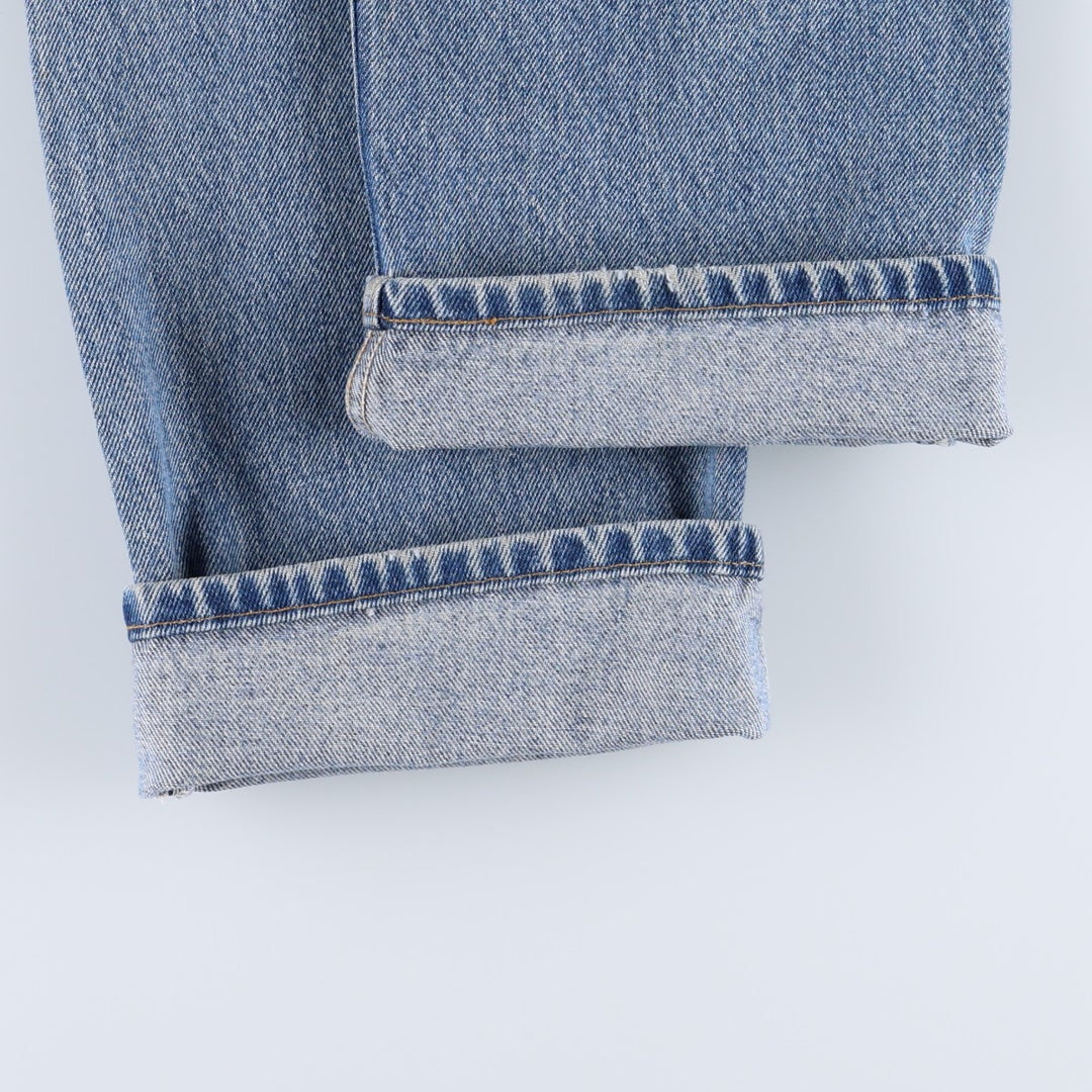 1990'S Levi's 505 Regular Fit Straight Leg Men's Size W32 (approx.) Vintage cotton blue type Vintage Second Hand